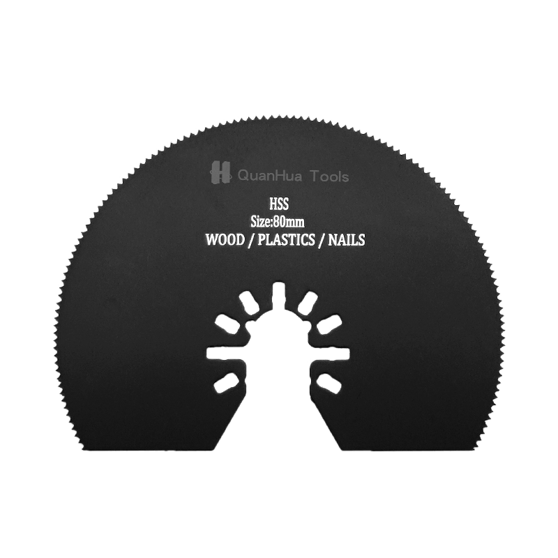 Pânză de ferăstrău semicirculară din oțel de mare viteză cu diametru de 80 mm, cu asamblare rapidă QH-1010HK