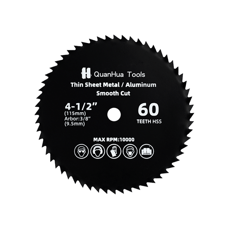 Lamă de ferăstrău circular din oțel de mare viteză HSS cu duritate mare de 60T QH-MH11501