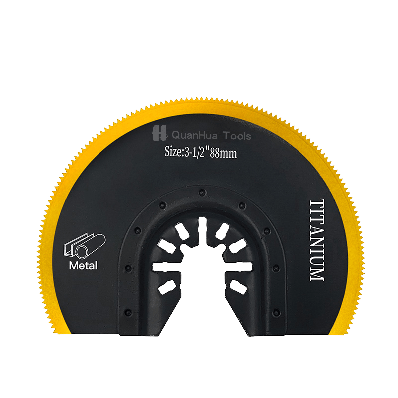Lamă de ferăstrău pentru tăiere lemn, bimetalic, placat cu titan, de 88 mm, QH-1007HK-DT-2